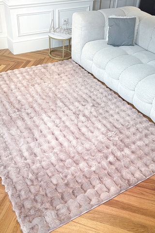 Tapis Bubble - Rose