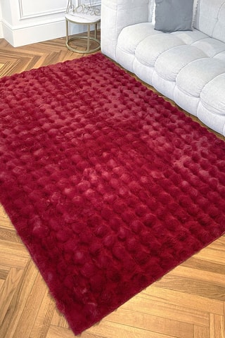 Tapis Bubble - Rouge