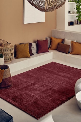 Tapis Memphis - Rouge foncé