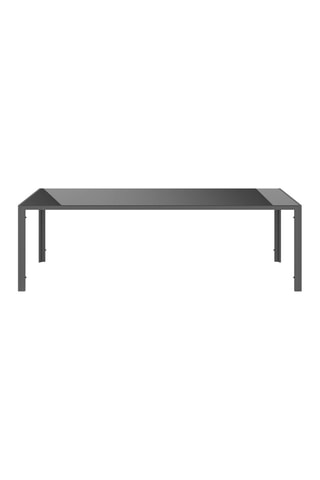 Table de jardin Formentera en verre trempé 240cm