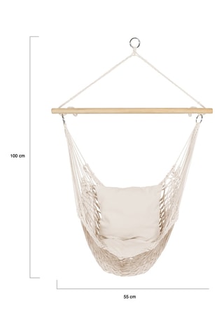 Chaise suspendu macramé - 55 x 100 cm