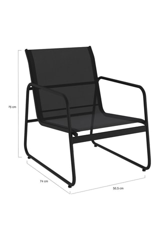 Salon de jardin - 4 places - Plateau en verre trempé