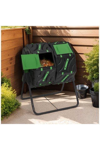 Composteur rotatif -  - 2 x 70 l