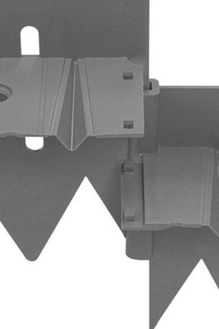 10 bordurettes stop herbe - 50 x 5,5 x 13,6 cm