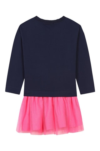 Vestido de algodón orgánico - Azul - Billieblush