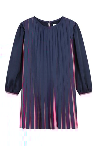 Vestido plisado - Índigo - Billieblush