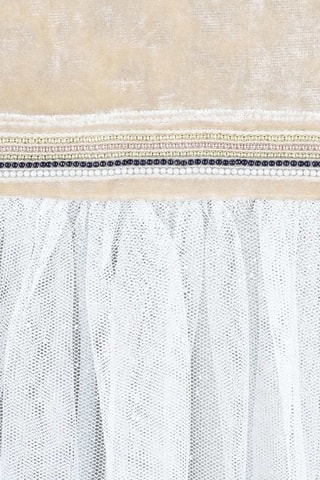 Vestido bimateria - Dorado - Billieblush