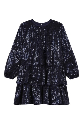 Vestido avolantado - Azul rey - Billieblush