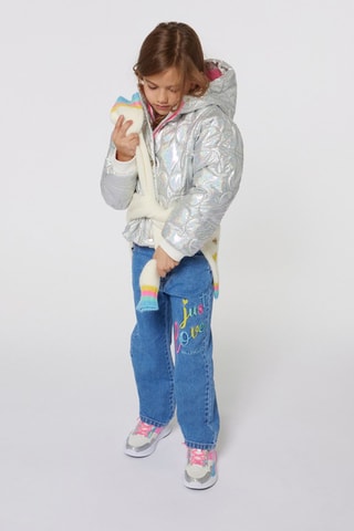 Anorak con capucha - Plateado - Billieblush