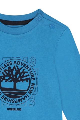 Camiseta de algodón orgánico - Azul cobalto - Timberland