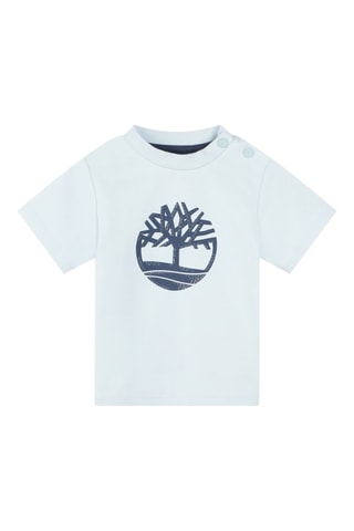 Camiseta de algodón orgánico - Celeste - Timberland