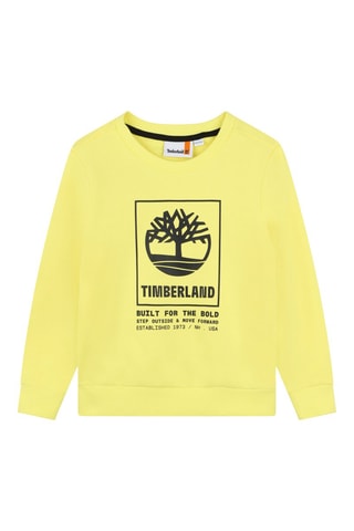 Sudadera de algodón orgánico - Amarillo - Timberland