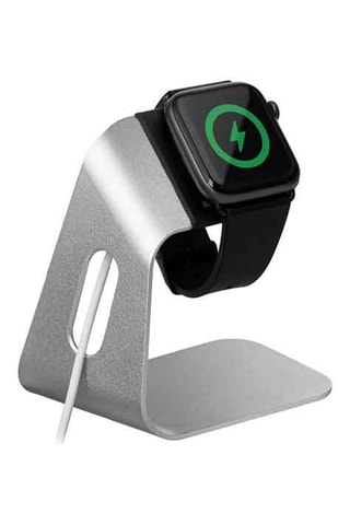 Base de carregamento Apple Watch - Aço inoxidável prateado
