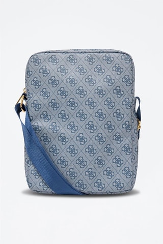 Bolsa a tiracolo 10” 4G - Azul e dourado