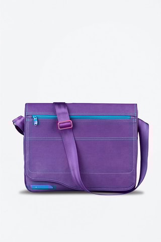 Mala a tiracolo - Azul, violeta e rosa