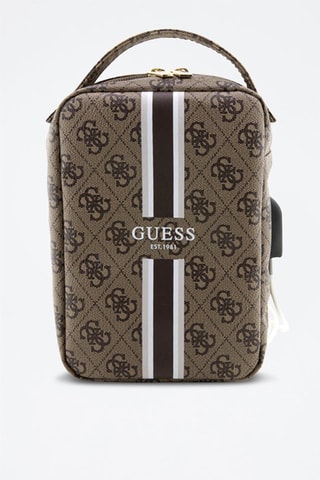 Capa de viagem Stripe 4G - Castanho e cinzento