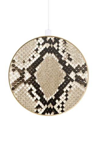 Carregador Qi universal Sahara Snake - Bege e castanho - Ideal of Sweden