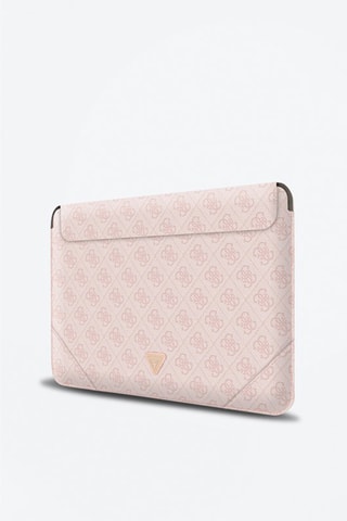 Pasta magnética para computador 13" & 14" Guess - Modelo 4G Triangle - Rosa - Guess