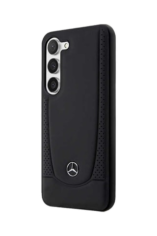 Capa em couro Samsung Galaxy S23+ Preto - Mercedes Benz