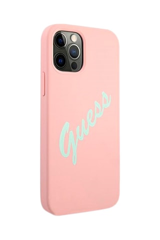 Capa iPhone 12 Pro Max Rosa e branco - Guess