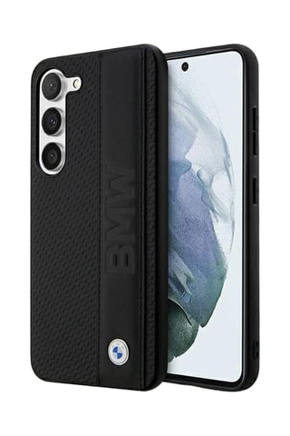 Capa em couro Samsung Galaxy S23 Preto - BMW
