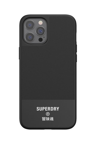 Capa iPhone 12 Pro Max Preto - Superdry