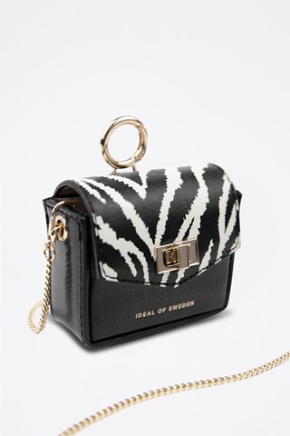 Estojo tiracolo AirPods Ava - Preto e branco - Ideal of Sweden