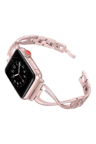 Bracelet Apple Watch 38/40 & 41mm - Infinity - Acier inoxydable rose
