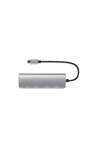 Hub 6 em 1 para USB-C Cinzento - EKO