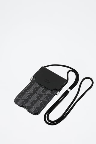 Pasta Lacoste Monogramme - Preto