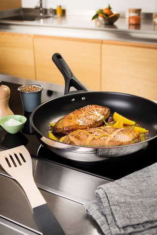 Sartén de acero inoxidable Expert Touch - 24 cm