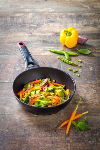 Sartén honda Optima + - 24 cm