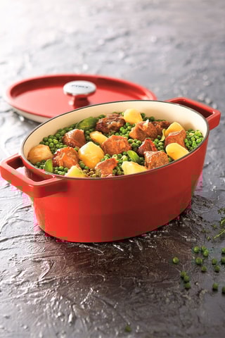 Tegame ovale in ghisa SlowCook - 33 cm - 5,8 l