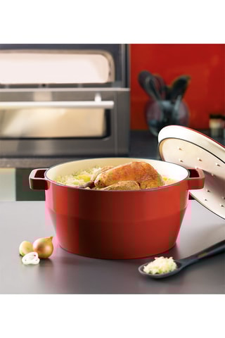 Cocotte redonda de metal fundido SlowCook - 20 cm - 2,5 l