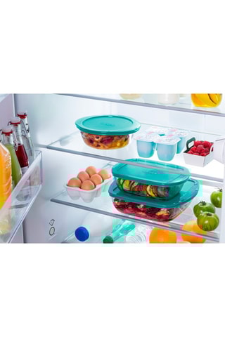 Fiambrera rectangular de vidrio de borosilicato Cook & Heat - 40 cl