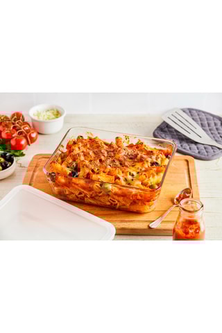 Fiambrera rectangular de vidrio de borosilicato Cook & Freeze - 2,6 l