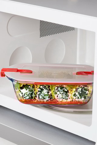 Fiambrera rectangular de vidrio de borosilicato Cook & Heat - 1,1 l