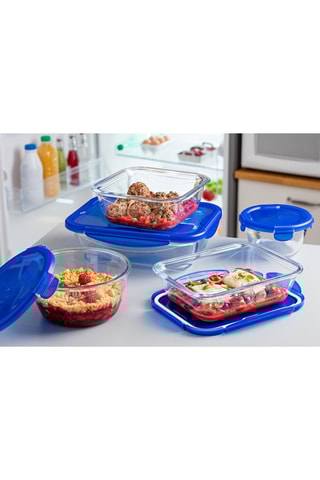 7 fiambreras de vidrio de borosilicato Cook & Go - De 0,8 a 3,3 l