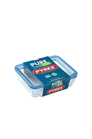 Fiambrera rectangular de vidrio de borosilicato Pure Glass - 1,5 l