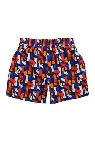 Zwemshort - Blauw en Oranje - Rood, blauw en oranje