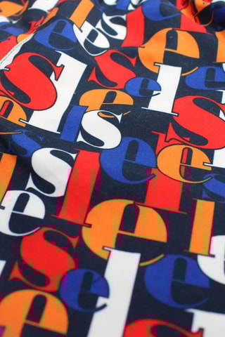 Zwemshort - Blauw en Oranje - Rood, blauw en oranje