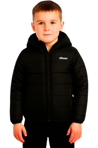 Gewatteerde Jas met Capuchon - Zwart - Zwart