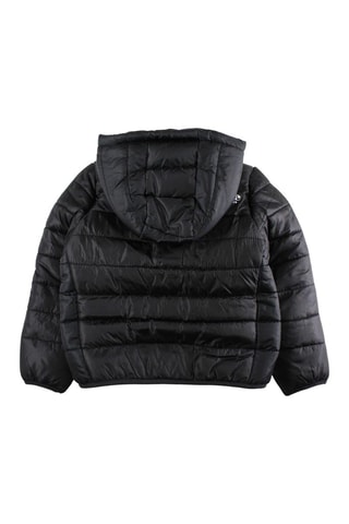 Gewatteerde Jas met Capuchon - Zwart - Zwart