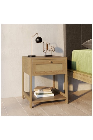 2 tables de chevet 1 tiroir Erin - 40 x 48 x 40 cm