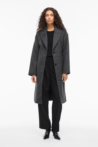 Wollen Jas - Gemêleerd Antraciet - Vila