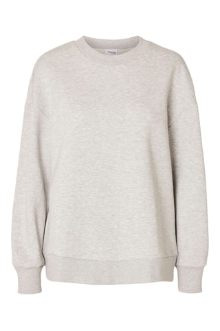 Sweater - Gemêleerd Grijs - Selected Women
