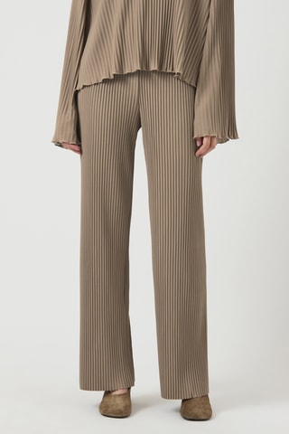 Broek Hoge Taille - Taupe - Yas