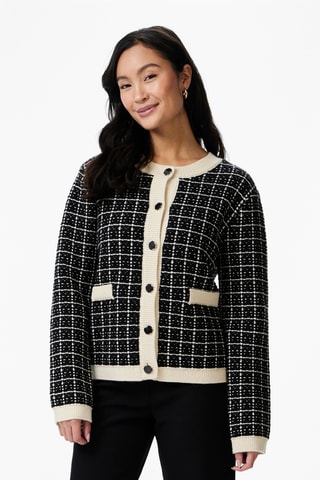 Vest - Zwart en Ecru - Yas