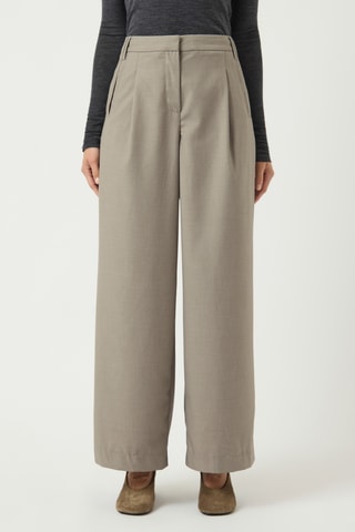 Broek Hoge Taille - Beige - Yas