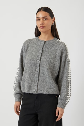 Vest - Gemêleerd Donkergrijs - Yas